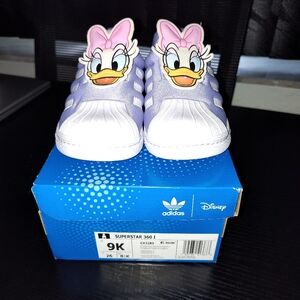 Adidas Kids Superstar 360 T Shoes - Purple Daisy Duck